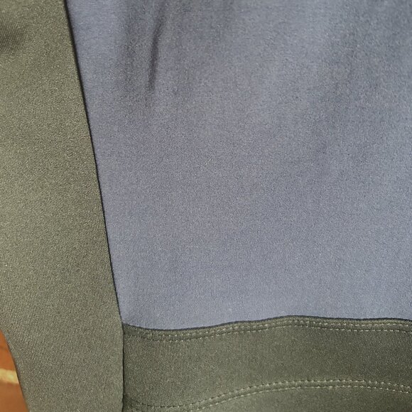 Theory Black and Navy Short Sleeve Color Block Dress (M) - Picture 6 of 7